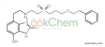 4-hydroxy-7-[2-[2-[3-(2-phenylethoxy)propylsulfonyl]ethylamino]ethyl]-3H-1,3-benzothiazol-2-one