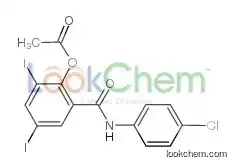 [2-[(4-chlorophenyl)carbamoyl]-4,6-diiodophenyl] acetate