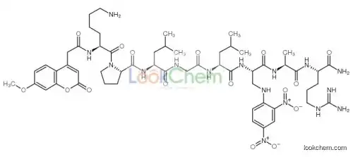 MCA-LYS-PRO-LEU-GLY-LEU-DAP(DNP)-ALA-ARG-NH2