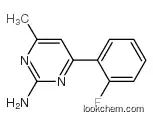 4-(2-fluorophenyl)-6-methylpyrimidin-2-amine