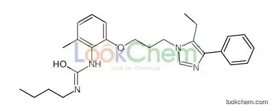 1-butyl-3-[2-[3-(5-ethyl-4-phenylimidazol-1-yl)propoxy]-6-methylphenyl]urea