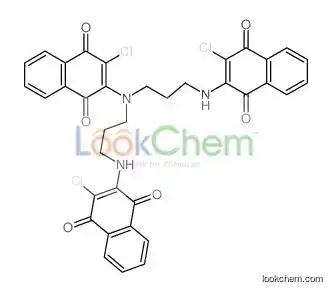 2-chloro-3-[3-[(3-chloro-1,4-dioxonaphthalen-2-yl)-[3-[(3-chloro-1,4-dioxonaphthalen-2-yl)amino]propyl]amino]propylamino]naphtha