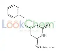 4-(2-phenylethenyl)piperidine-2,6-dione