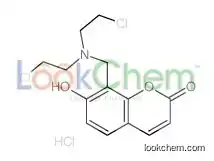 8-[bis(2-chloroethyl)aminomethyl]-7-hydroxychromen-2-one,hydrochloride