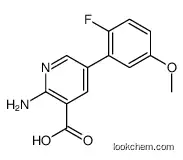 2-amino-5-(2-fluoro-5-methoxyphenyl)pyridine-3-carboxylic acid