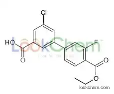 3-chloro-5-(4-ethoxycarbonyl-3-fluorophenyl)benzoic acid