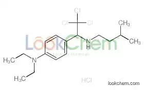 N,N-diethyl-4-[2,2,2-trichloro-1-(3-methylbutylamino)ethyl]aniline,hydrochloride
