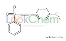 1-[2-(benzenesulfonyl)ethynyl]-4-methoxybenzene