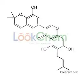 5,7-dihydroxy-3-(8-hydroxy-2,2-dimethylchromen-6-yl)-6-(3-methylbut-2-enyl)chromen-4-one