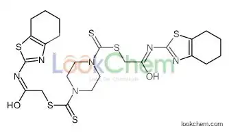 bis[2-oxo-2-(4,5,6,7-tetrahydro-1,3-benzothiazol-2-ylamino)ethyl] piperazine-1,4-dicarbodithioate