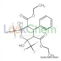 diethyl 2,6-dihydroxy-4-phenyl-2,6-bis(trifluoromethyl)oxane-3,5-dicarboxylate