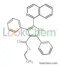 ethyl 5-isoquinolin-1-yl-2,4-diphenyl-1H-pyrrole-3-carboxylate