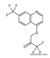 1,1,1-trifluoro-3-[7-(trifluoromethyl)quinolin-4-yl]sulfanylpropan-2-one