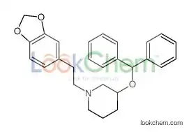 3-benzhydryloxy-1-[2-(1,3-benzodioxol-5-yl)ethyl]piperidine