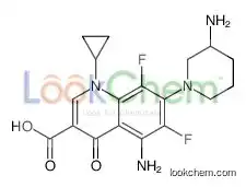 5-amino-7-(3-aminopiperidin-1-yl)-1-cyclopropyl-6,8-difluoro-4-oxoquinoline-3-carboxylic acid