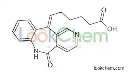 (6Z)-6-(5-oxo-6H-pyrido[4,3-c][1]benzazepin-11-ylidene)hexanoic acid