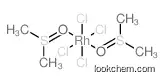 methylsulfinylmethane,tetrachlororhodium
