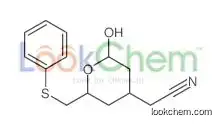 2-[2-hydroxy-6-(phenylsulfanylmethyl)oxan-4-yl]acetonitrile