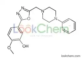 2-methoxy-5-[5-[(4-phenylpiperazin-1-yl)methyl]-1,3,4-oxadiazol-2-yl]phenol