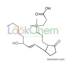 3-[3-[(1R,2R)-2-[(E,3R)-3-hydroxyoct-1-enyl]-5-oxocyclopentyl]propyl-dimethylsilyl]propanoic acid