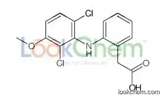 2-[2-(2,6-dichloro-3-methoxyanilino)phenyl]acetic acid