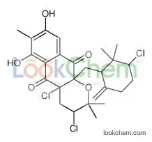 3,4a-dichloro-10a-[(3-chloro-2,2-dimethyl-6-methylidenecyclohexyl)methyl]-6,8-dihydroxy-2,2,7-trimethyl-3,4-dihydrobenzo[g]chrom