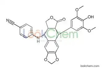 4-[[(5R,9S)-9-(4-hydroxy-3,5-dimethoxyphenyl)-8-oxo-5a,6,8a,9-tetrahydro-5H-[2]benzofuro[5,6-f][1,3]benzodioxol-5-yl]amino]benzo
