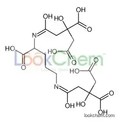 2-[2-[[4-carboxy-4-[(3,4-dicarboxy-3-hydroxybutanoyl)amino]butyl]amino]-2-oxoethyl]-2-hydroxybutanedioic acid