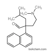 2-[2-(dimethylamino)ethyl]-4-methyl-2-naphthalen-1-ylpentanal