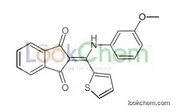 2-[(3-methoxyanilino)-thiophen-2-ylmethylidene]indene-1,3-dione