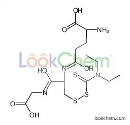 (2S)-2-amino-5-[[(2R)-1-(carboxymethylamino)-3-(diethylcarbamothioyldisulfanyl)-1-oxopropan-2-yl]amino]-5-oxopentanoic acid