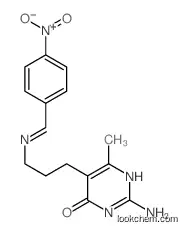2-amino-6-methyl-5-[3-[(4-nitrophenyl)methylideneamino]propyl]-1H-pyrimidin-4-one