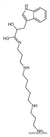 N-[3-[5-(3-aminopropylamino)pentylamino]propyl]-2-hydroxy-3-(1H-indol-3-yl)propanamide