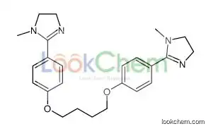 1-methyl-2-[4-[4-[4-(1-methyl-4,5-dihydroimidazol-2-yl)phenoxy]butoxy]phenyl]-4,5-dihydroimidazole