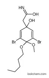 2-(3,5-dibromo-1-hydroxy-4-methoxy-4-pentoxycyclohexa-2,5-dien-1-yl)acetamide