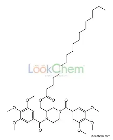 [1,4-bis(3,4,5-trimethoxybenzoyl)piperazin-2-yl]methyl octadecanoate