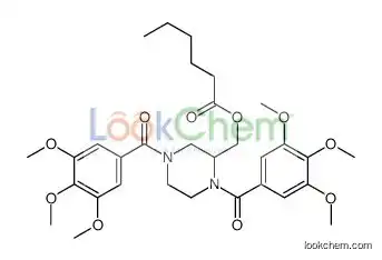 [1,4-bis(3,4,5-trimethoxybenzoyl)piperazin-2-yl]methyl hexanoate