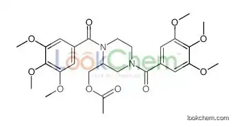 [1,4-bis(3,4,5-trimethoxybenzoyl)piperazin-2-yl]methyl acetate