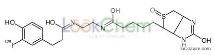 5-[(3aS,4S,6aR)-2,5-dioxo-1,3,3a,4,6,6a-hexahydrothieno[3,4-d]imidazol-4-yl]-N-[2-[3-(4-hydroxy-3-iodanylphenyl)propanoylamino]e