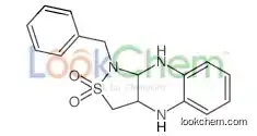 1-benzyl-3a,4,9,9a-tetrahydro-3H-[1,2]thiazolo[4,3-b]quinoxaline 2,2-dioxide
