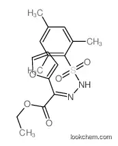 ethyl (2E)-2-(furan-2-yl)-2-[(2,4,6-trimethylphenyl)sulfonylhydrazinylidene]acetate
