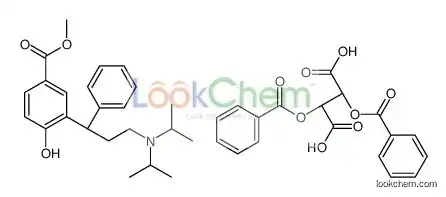 (2S,3S)-2,3-dibenzoyloxybutanedioic acid,methyl 3-[(1R)-3-[di(propan-2-yl)amino]-1-phenylpropyl]-4-hydroxybenzoate