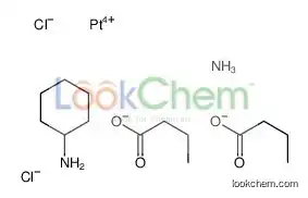azane,butanoate,cyclohexanamine,platinum(4+),dichloride
