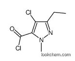 4-chloro-5-ethyl-2-methylpyrazole-3-carbonyl chloride