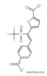 2-nitro-5-[(Z)-2-(4-nitrophenyl)-1-(trichloromethylsulfonyl)ethenyl]furan