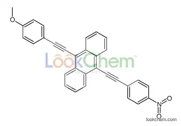9-[2-(4-methoxyphenyl)ethynyl]-10-[2-(4-nitrophenyl)ethynyl]anthracene