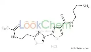 2-[2-(2-acetamidoethyl)-1,3-thiazol-4-yl]-N-(3-aminopropyl)-1,3-thiazole-4-carboxamide,hydrochloride