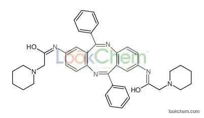 N-[(6Z,12Z)-6,12-diphenyl-2-[(2-piperidin-1-ylacetyl)amino]benzo[c][1,5]benzodiazocin-8-yl]-2-piperidin-1-ylacetamide