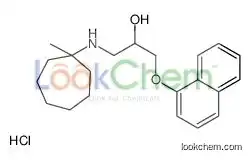 1-[(1-methylcycloheptyl)amino]-3-naphthalen-1-yloxypropan-2-ol,hydrochloride