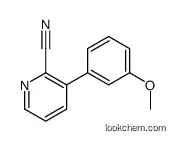 3-(3-methoxyphenyl)pyridine-2-carbonitrile
